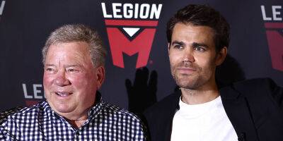 Paul Wesley & William Shatner Team Up for Special 'Star-Trek' Moment at San Diego Comic-Con 2022 - www.justjared.com - county San Diego