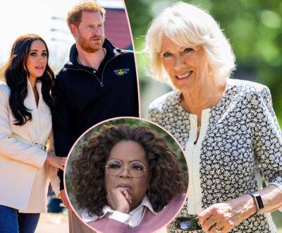 Meghan Markle - princess Diana - queen Elizabeth - prince Philip - Oprah Winfrey - princess Anne - Camilla Parker Bowles - Tom Bower - Williams - Camilla Parker Bowles NOT The ‘Racist’ Royal Harry & Meghan Told Oprah Winfrey About, Say Palace Sources - perezhilton.com - county Charles