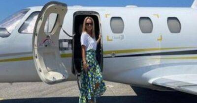 Amanda Holden fans slam star for using private jet to meet pal Alan Carr in Italy - www.ok.co.uk - Italy