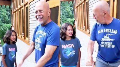 Bruce Willis and 10-Year-Old Daughter Mabel Dance to Lizzo Remix in Cute Video - www.etonline.com