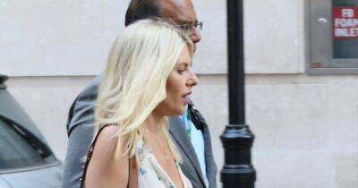 Mollie King proudly shows off blossoming bump in floral summer dress - www.ok.co.uk