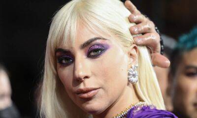 Lady Gaga - Lady Gaga looks phenomenal in bold red lip and metallic stage attire - hellomagazine.com