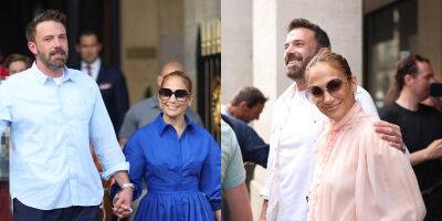 Ben Affleck & Jennifer Lopez Spotted in Two Outfits During Monday Afternoon in Paris - www.justjared.com - France