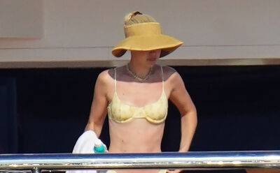 Gigi Hadid Relaxes in a Yellow Bikini During Yacht Day with the Beckham Family! - www.justjared.com - Britain - France - London