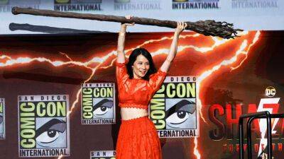 Cameron Diaz - Drew Barrymore - Rachel Zegler - Lucy Liu - Lucy Liu Talks Playing a Goddess in 'Shazam!' Sequel and a Possible 'Charlie's Angels' Reunion (Exclusive) - etonline.com - county San Diego