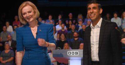 Liz Truss trashes Rishi Sunak in poll of Tory members after fiery clashes in tv debate - www.dailyrecord.co.uk