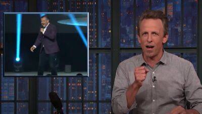 Ted Cruz - Seth Meyers Roasts Ted Cruz for Over-the-Top Speech Entrance With ‘Pyrotechnics From an 8th Grader’s Roller Skate Party’ (Video) - thewrap.com - USA