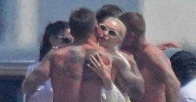 Gigi Hadid hugs shirtless David Beckham as she joins famous family on superyacht - www.ok.co.uk - France - Italy - Croatia