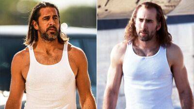 Aaron Rodgers - Nicolas Cage - Shailene Woodley - Aaron Rodgers Shows Up to Training Camp Looking Just Like Nicolas Cage in 'Con Air' - etonline.com - county Bay - Wisconsin