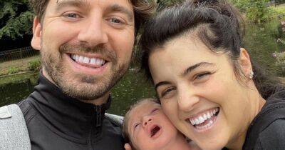 Storm Huntley - Carol Smillie - Kerr Okan - Jeremy Vine star Storm Huntley shares adorable family selfie after welcoming baby son - ok.co.uk - Scotland