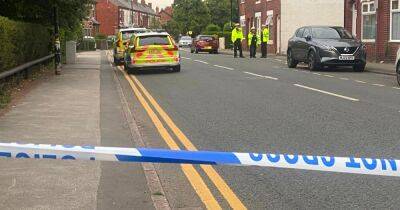 Casualty rushed to hospital after motorbike crash on residential street - www.manchestereveningnews.co.uk - Manchester