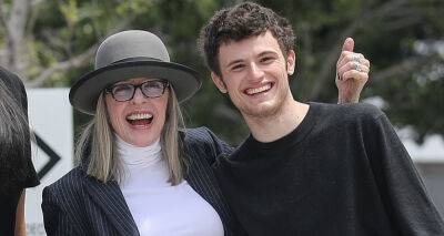 Louis Vuitton - Diane Keaton - Diane Keaton Poses for Photo with Son Duke While Shopping in Beverly Hills - justjared.com - California - Italy - Beverly Hills