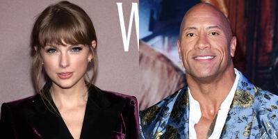 Taylor Swift Tells Dwayne Johnson 'Ur the Man' For Supporting Her Songs - www.justjared.com