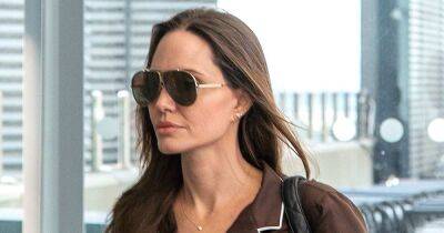 Angelina Jolie Wears Valentino Pajamas to the Airport - www.usmagazine.com - Italy - Beverly Hills