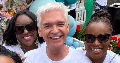 Phillip Schofield - Alison Hammond - Lorraine Kelly - Linda Robson - Gok Wan - Judi Love - Charlene White - Phillip Schofield beams as he attends first Pride two years after coming out as gay - ok.co.uk