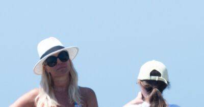 Denise Van Outen strikes a pose in bikini in Spain as daughter Betsy, 12, takes her picture - www.ok.co.uk - Spain