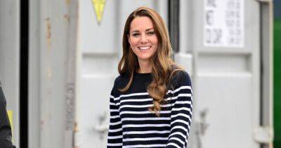 Kate Middleton beams in stripes and white shorts as she enjoys Sail Grand Prix competition - www.ok.co.uk - Britain - county Plymouth