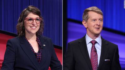 Mayim Bialik and Ken Jennings named permanent co-hosts of 'Jeopardy!"' - edition.cnn.com - county Jennings