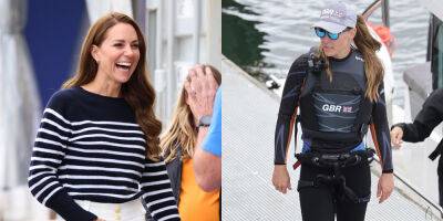 Kate Middleton Sets Sail With Team Great Britain During Grand Prix - www.justjared.com - Britain - New Zealand - county Plymouth