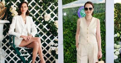 Alexa Chung and Michelle Dockery nailed the Wimbledon dress code - www.msn.com - USA - Italy