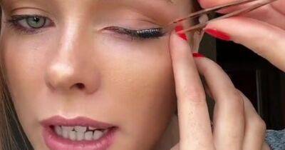 Tiktok - Primark shopper's 'foolproof' tip will make sure fake eyelashes go on perfectly in seconds every time - manchestereveningnews.co.uk