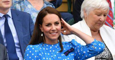 Kate Middleton - prince William - Alessandra Rich - Williams - Kate Middleton recycles polkadot dress as she arrives at Wimbledon alongside William - ok.co.uk