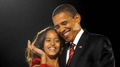 Michelle Obama - Barack Obama - Malia Obama - Barack and Michelle Obama Celebrate Daughter Malia's Birthday With Throwback Pics - etonline.com
