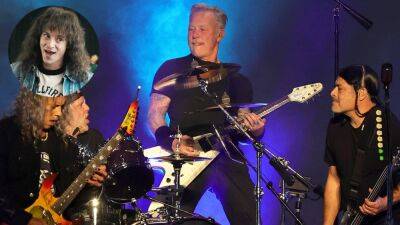 Kirk Hammett - James Hetfield - Lars Ulrich - Robert Trujillo - Joseph Quinn - Stranger Things - Eddie Munson - Metallica Reacts to Major 'Master of Puppets' Scene in 'Stranger Things' - etonline.com - Netflix