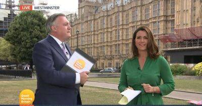 ITV Good Morning Britain's Ed Balls and Susanna Reid dance to 'bye bye Boris' as song blasts out during broadcast - www.manchestereveningnews.co.uk - Britain
