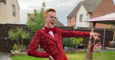 Teen boy attends prom in red dress after telling mum about dream outfit at the age of 12 - www.dailyrecord.co.uk - county Norfolk