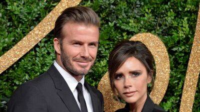 David and Victoria Beckham Twinned During Their Italian Vacation - glamour.com - Italy