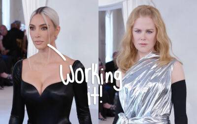 Kim Kardashian, Nicole Kidman, & More Celebs Walked The Balenciaga Runway At Paris Fashion Week! - perezhilton.com