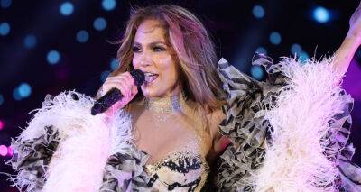 Jennifer Lopez - Gloria Estefan - Gloria Gaynor - Will Survive - Jennifer Lopez Gives First Performance at LuisaViaRoma for Unicef Event After Marrying Ben Affleck - justjared.com - Paris - Italy - Las Vegas