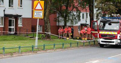 Investigation underway after eight people rescued from apartment block fire - manchestereveningnews.co.uk - Manchester