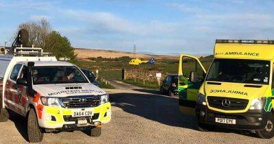 Teenage mountain biker airlifted to hospital after falling 40ft into a ravine - manchestereveningnews.co.uk