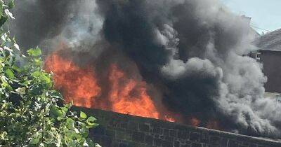 Residents watch in horror as enormous blaze takes hold at Scots primary school - dailyrecord.co.uk - Scotland - Beyond