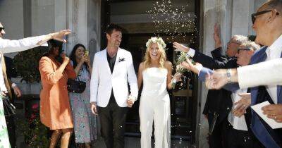 Ian Beale - Cindy Beale - Michelle Collins - Adam Woodyatt - Eastenders - EastEnders' Michelle Collins, 60, stuns as she marries beau Mike, 38, in simple ceremony - ok.co.uk - London - county Hall