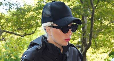 Lady Gaga Steps Out in Black Trench Coach Ahead of 'Chromatica Ball' Show in NYC - justjared.com - New York - county Garden
