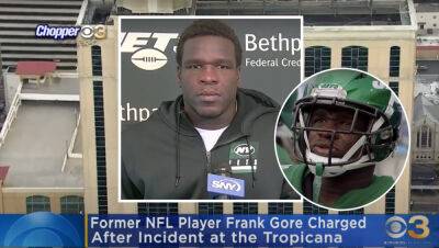 NFL Star Frank Gore Charged After Allegedly Dragging A Naked Woman By Her HAIR Through A Hotel Hallway! - perezhilton.com - New Jersey