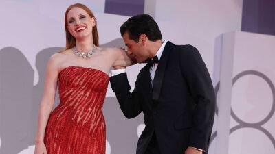 Oscar Isaac gives explanation for viral red carpet moment with Jessica Chastain - www.foxnews.com