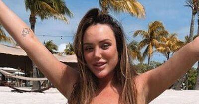 Adam Frisby - Jake Ankers - Charlotte Crosby shows off baby bump in red bikini as she counts down to due date - ok.co.uk - Charlotte - county Crosby - Mauritius - city Charlotte, county Crosby