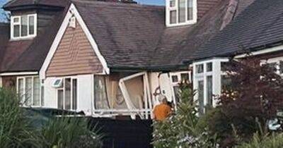 Hazel Grove - Man arrested after car ploughs into home leaving front wall 'collapsing' - manchestereveningnews.co.uk - Manchester