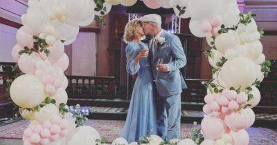 Tim Metcalfe - Joe Duttine - Millie Gibson - Kelly Neelan - Abi Webster - ITV Coronation Street lovebirds Sally Carman and Joe Duttine in 'second wedding' as they're joined by co-stars - manchestereveningnews.co.uk - Britain - France - Italy - county Webster