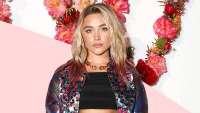 Florence Pugh Goes Full Festival Barbie in a Sheer Bodysuit and Flower Crown - www.glamour.com - Paris - Rome