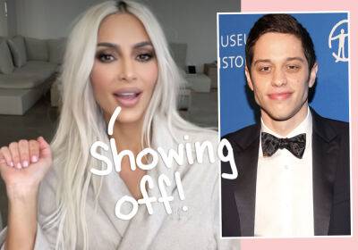 Khloe Kardashian - Pete Davidson - Kim Kardashian - Kim Kardashian Shares Jaw-Dropping Gym Shoot After Pete Davidson Breakup! - perezhilton.com
