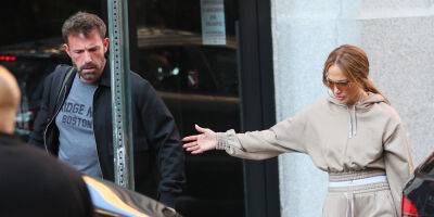 Jennifer Lopez - Jennifer Lawrence - princess Anne - Ben Affleck & Jennifer Lopez Wrap Up Their Visit & Check Out of NYC - justjared.com - New York