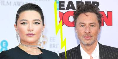 Florence Pugh - Zach Braff - Florence Pugh & Zach Braff Split After 3 Years of Dating - justjared.com