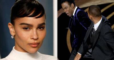 Will Smith - Pinkett Smith - Zoë Kravitz regrets the way she called out Will Smith’s Oscar slap: ‘It’s a scary time to have an opinion’ - msn.com