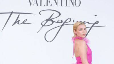 Florence Pugh - Florence Pugh Defends Her See-Through Valentino Gown: 'I Was Comfortable With My Small Breasts' - etonline.com - Rome