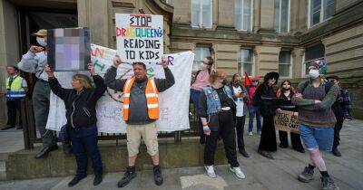 Police called Bolton as protesters storm town hall during Drag Queen event for children - manchestereveningnews.co.uk - Britain - county Hall - Manchester - county Bristol - county Norfolk